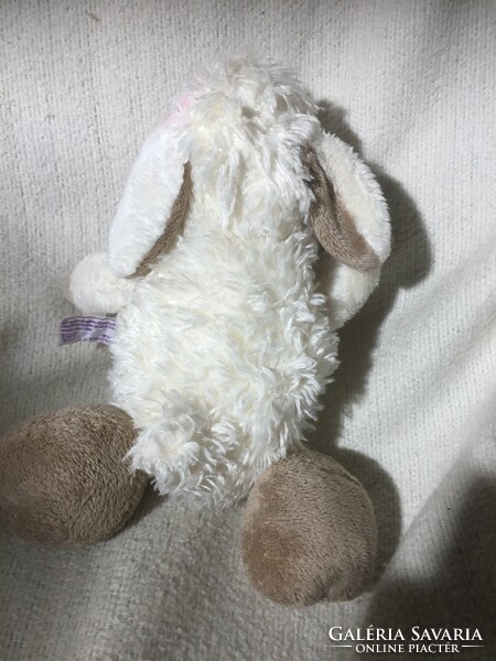 German, silky plush lamb figure in perfect condition