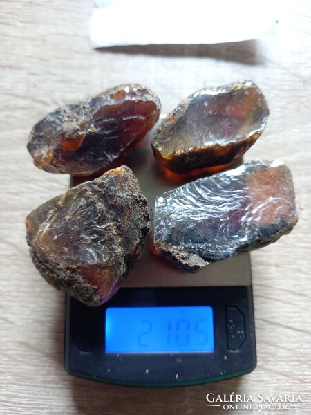 Blue amber from Indonesia 56 gr