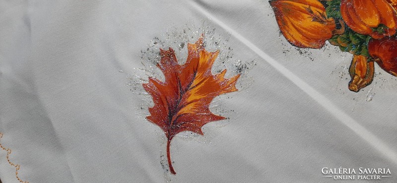 Autumn vegetable pattern tablecloth, tablecloth 92 x 44 cm.