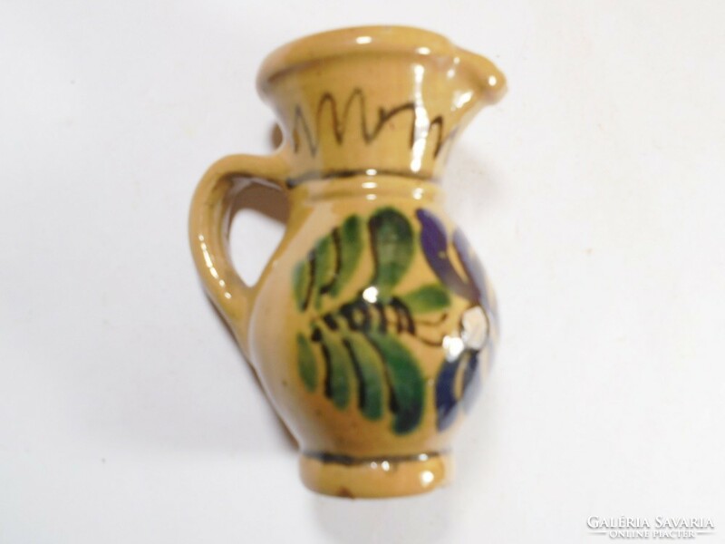 Retro ceramic jug - 8.7 cm high