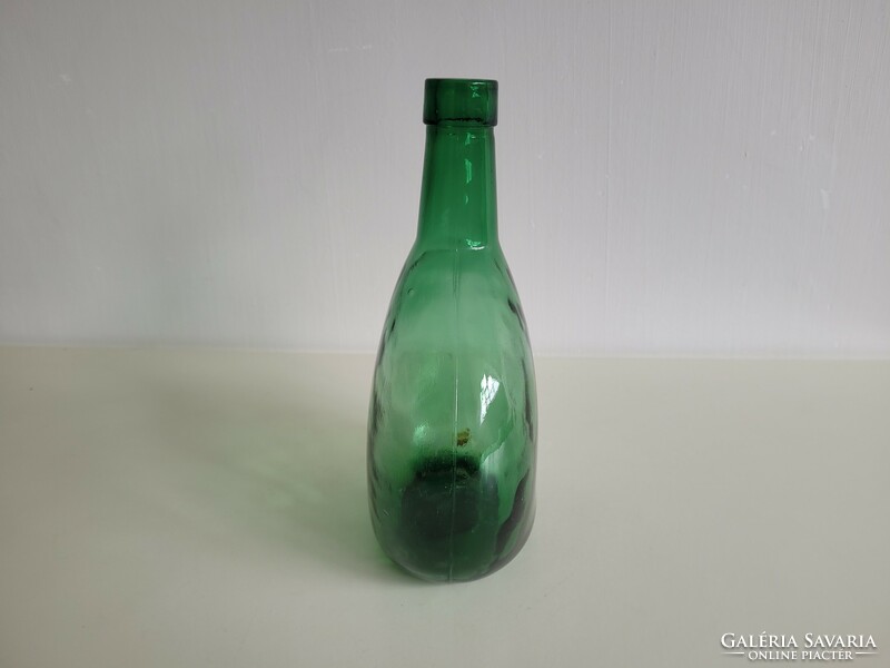 Old 2 liter green dark green ham bottle vintage wine bottle glass bottle