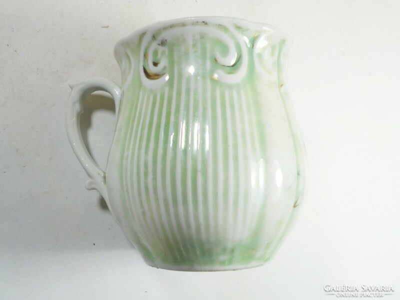 Régi antik porcelán hasas bögre csésze