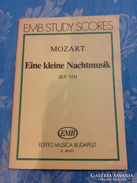 Mozart: eine kleine nachtmusik a little night music sheet music emb study scores z. 40021