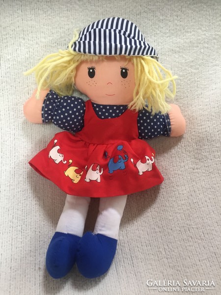 Textile doll, rag doll, girl figure