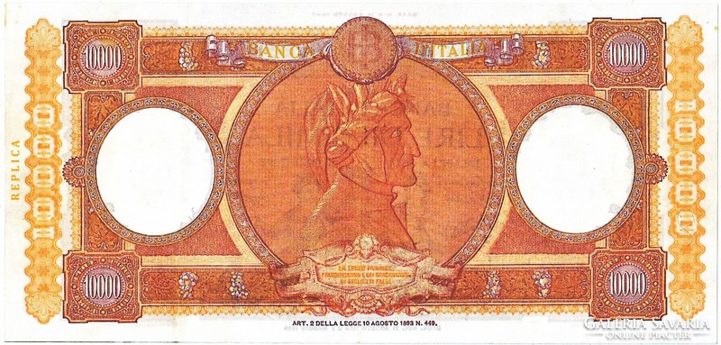Italy 10000 lira 1948 replica