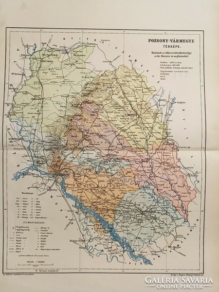 Kogutowicz Manó Magyarország Vármegyéinek kézi atlasza 1905