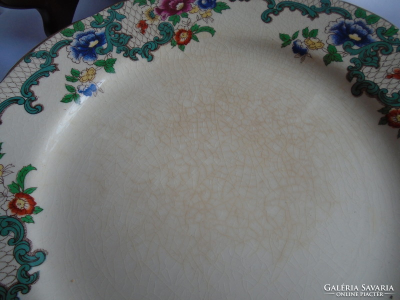 Angol antik  Royal Cauldon  "Victoria"  3 db. süteményes tányér.