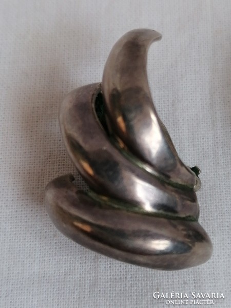 Mexican silver ear clip 60s