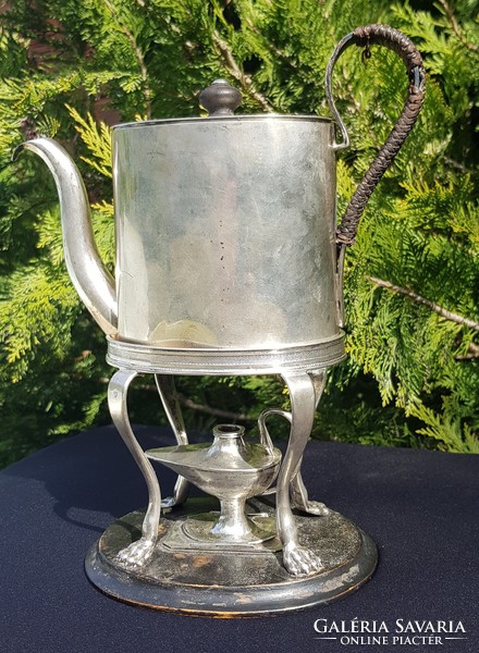 The only one to be found! 1816 Antique silver gilded kettle