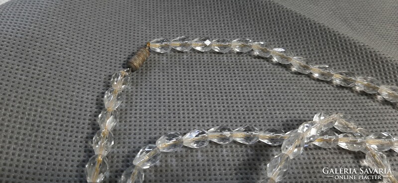 Czech crystal long necklace