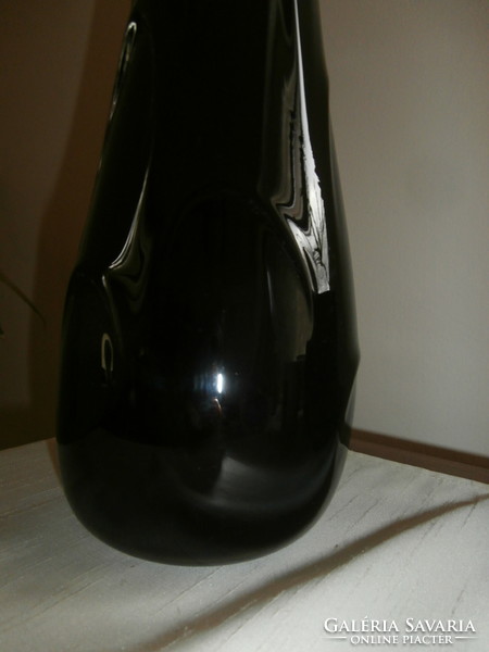 Burgundy giant! Thick-walled vase 43cm- 2kg