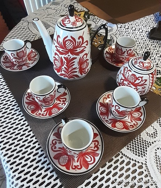 Korondi coffee set for 6 people