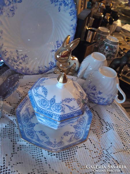 Wedgwood angol porcelán mustáros tartó