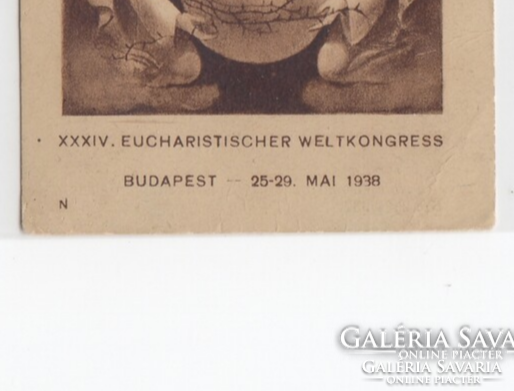 xxxiv. Eucharistic World Congress Budapest 24-29 May. 1938. Saint image - prayer image