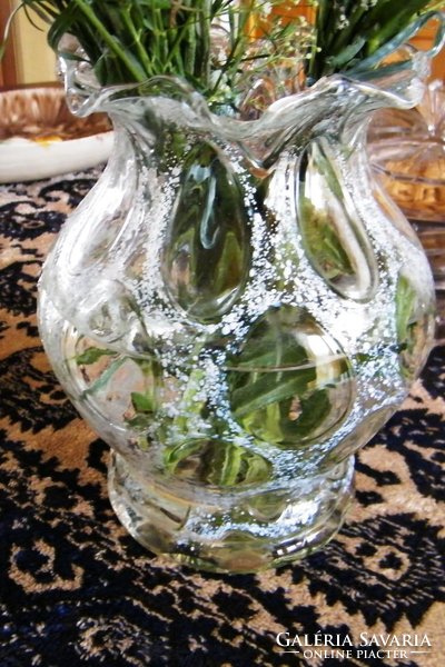 Kristály váza  18.5 cm  XX