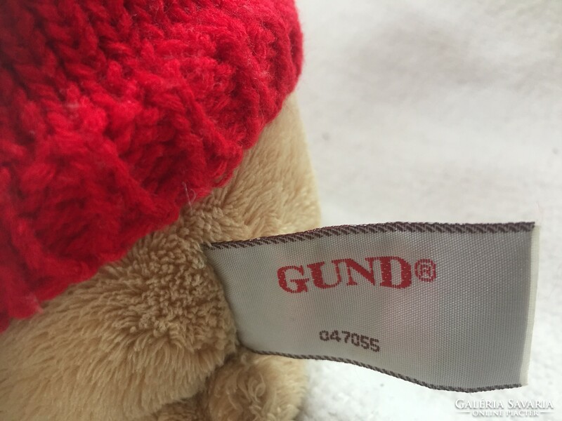 Red, light-beige hoodie Maci gund brand