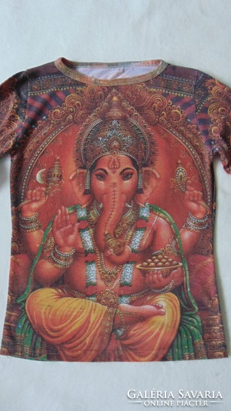 Női felső indiai, Ganésa, Ganesha motívum  S /M  -  36 /38