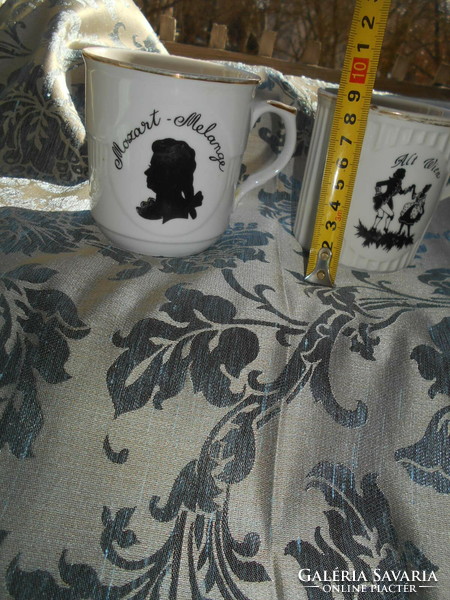 Retro shadow porcelain mug 2 - 2.5 dl - the price applies to 2 pcs