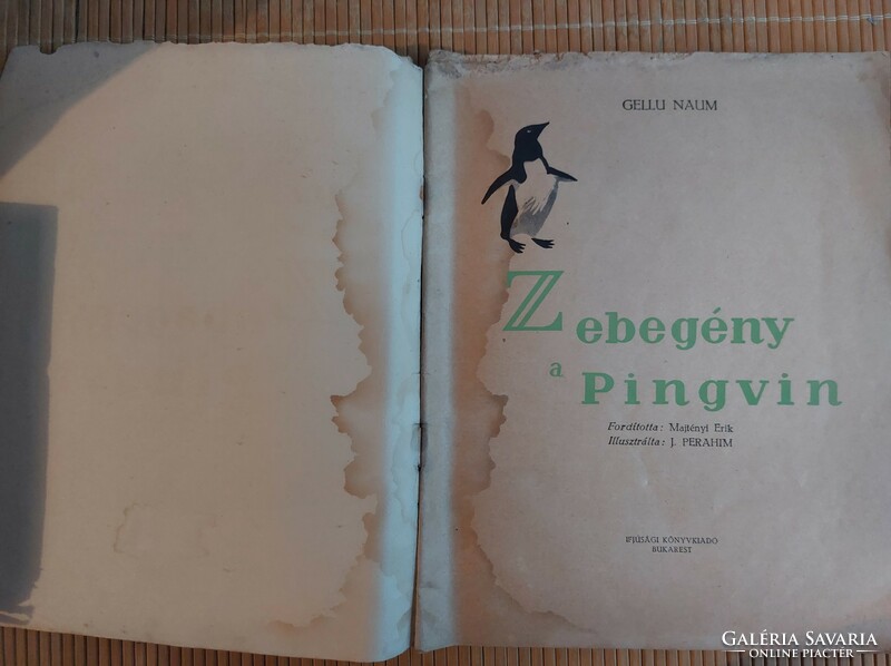Zebegény a pingvin 1963. 7140 példány. 1900.-Ft