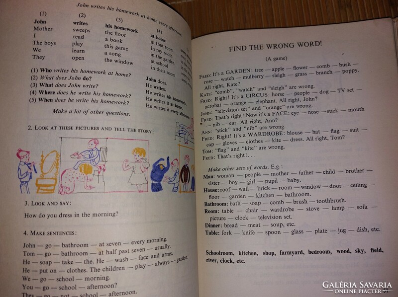 Képes angol nyelvkönyv gyermekeknek 2.1967.  1490.-Ft