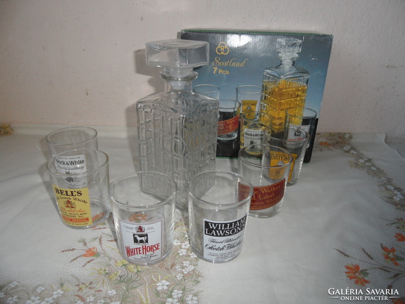 Scotch whiskey set (7 pcs.)