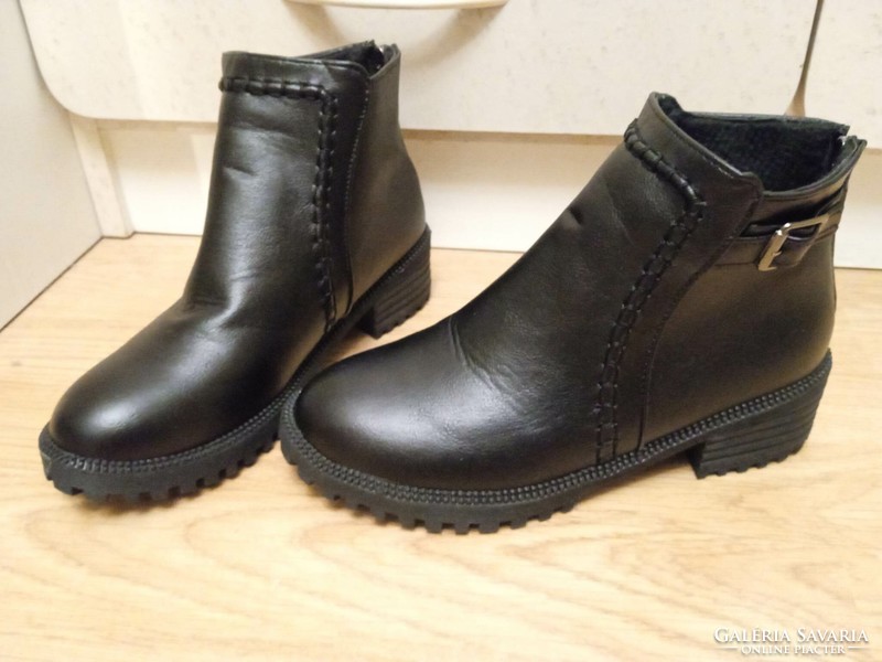 Black ankle boots size 38