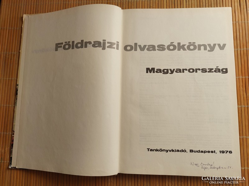 Geography reading book - Hungary 1976. HUF 450