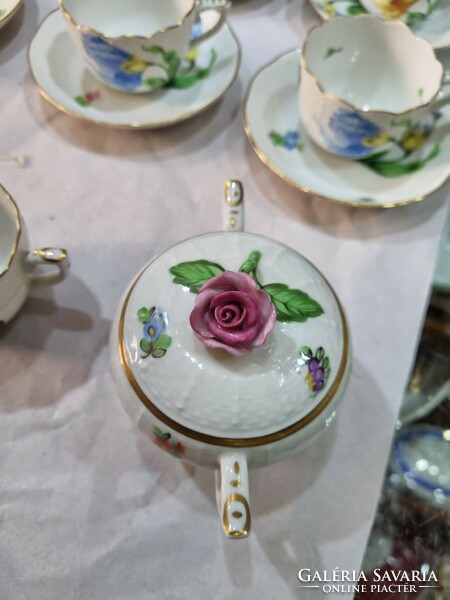 Herend porcelain coffee set