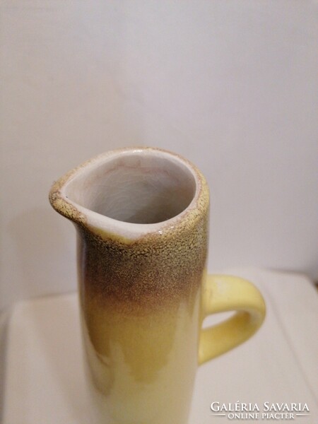 Rare large granite ceramic vase and bowl (small edit design)