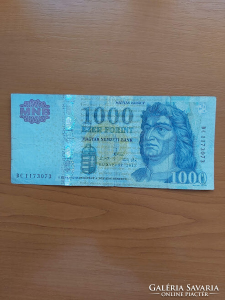 1000 FORINT 2011 DC BETŰJEL