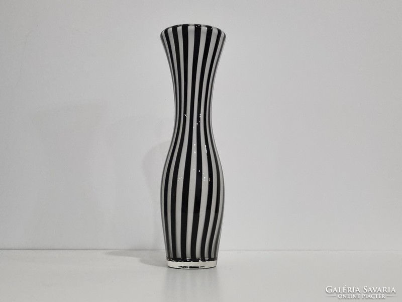 Leonardo design  művészi üveg váza-30 cm