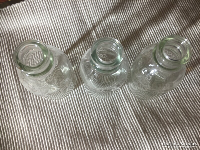 Üveg kis palack 1,25 dl (69) 3 db egyben