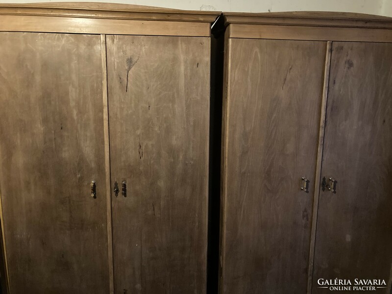 Refurbished double-door wardrobes