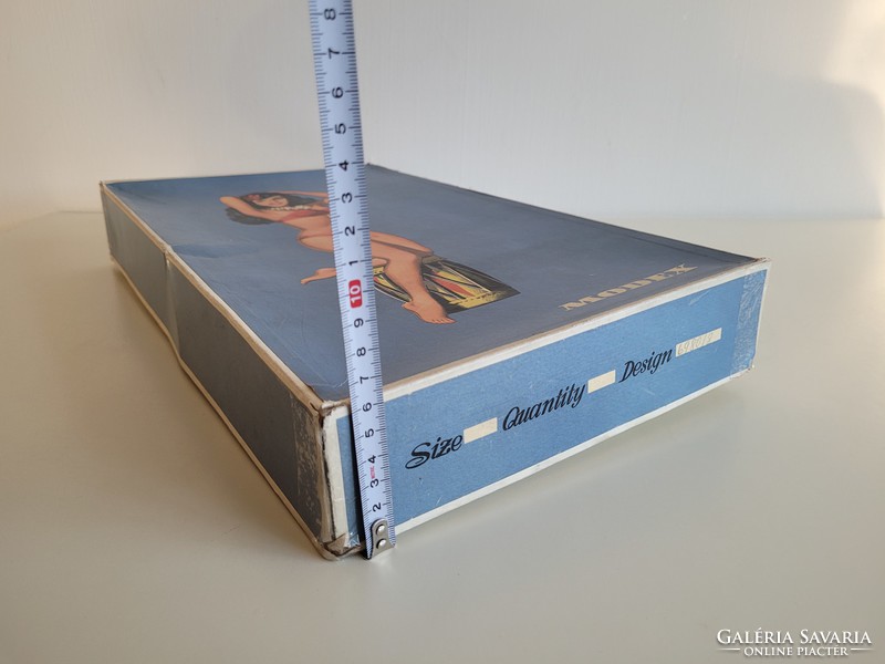 Régi retro Modex doboz papírdoboz 42 cm