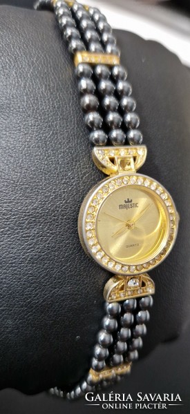 Majestic Japanese women's jewelry watch