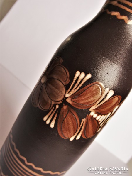 Ceramic vase, marked retro Hódmezővásárhely, flawless, spectacular piece