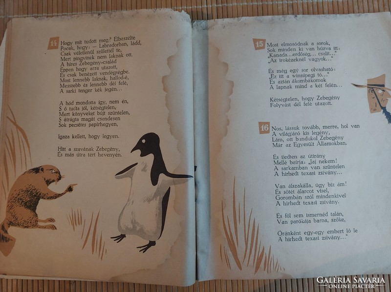 Zebegén the penguin 1963. 7140 copies. HUF 1,900