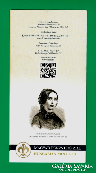 2017 - Zsuzsanna Kossuth was born 200 years ago with a 10,000 ft pp - certificate