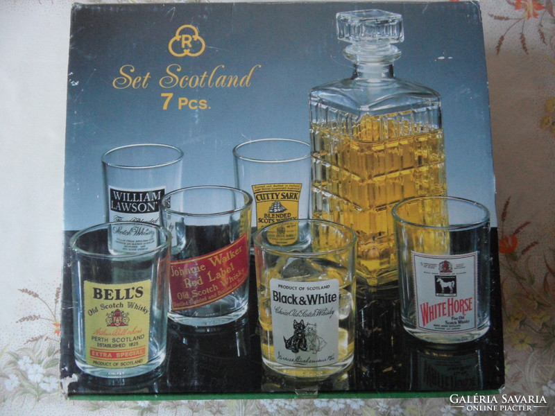 Scotch whiskey set (7 pcs.)