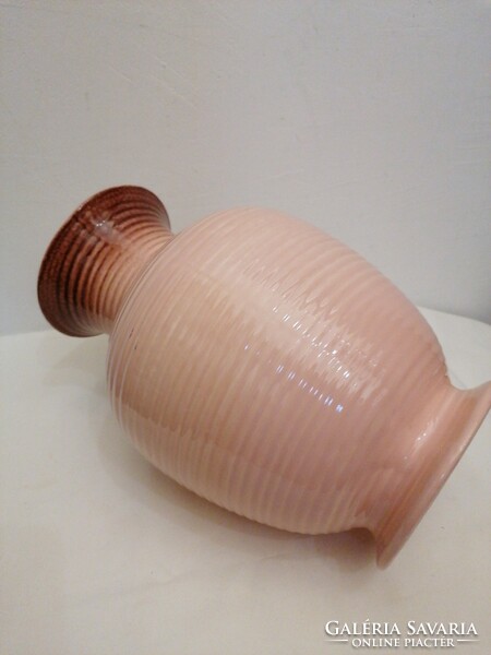 Granite ceramic vase and large bowl