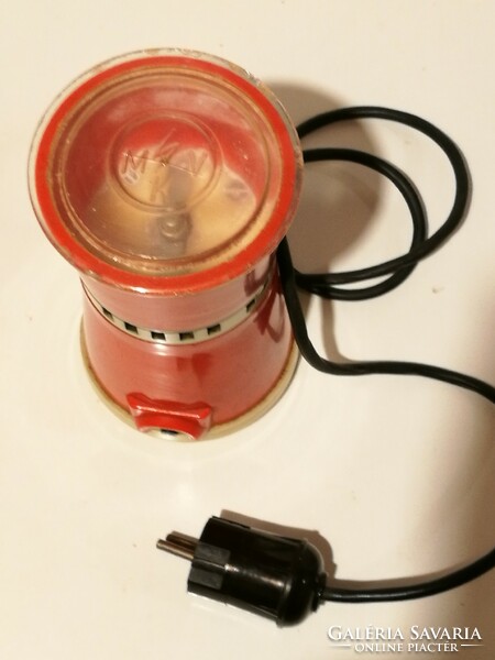 Retro electric coffee grinder