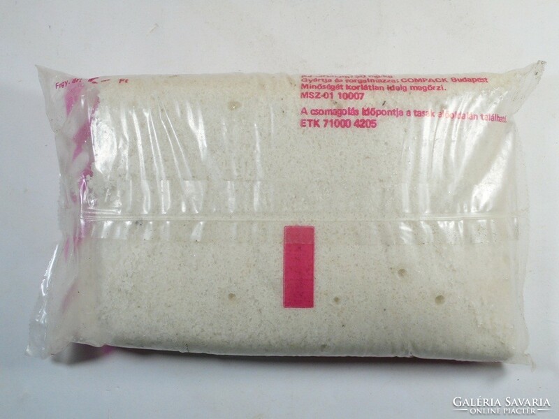 Retro old iodized table salt 1 kg - compack manufacturer - approx. From the 1980s