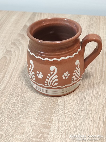 Mezőkövesdi köcsög, csupor - Fehér Tibor keramikus