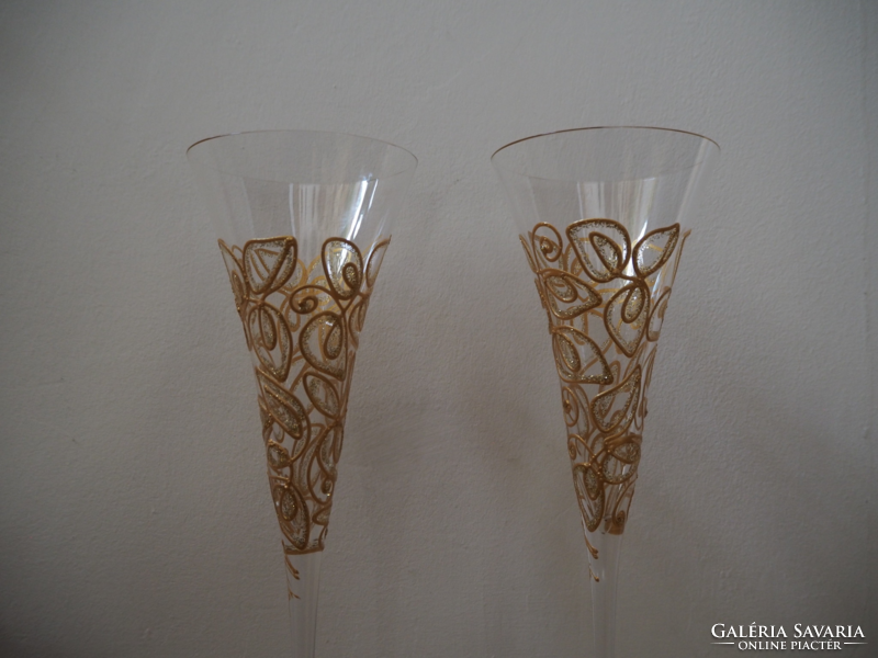 Wedding champagne glass