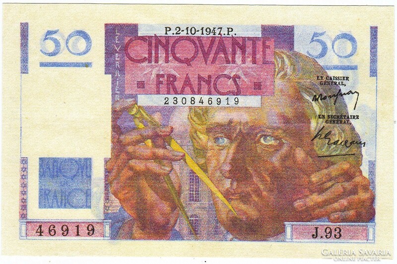 Franciaország 50 frank 1947 REPLIKA