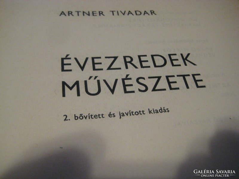 Artner Tivadar: art of millennia 1968. 680 Pages
