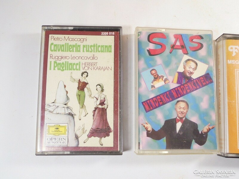 Original retro cassette tape - sas cabaret, wedding notes, feri and his mother-in-law, cavalleria