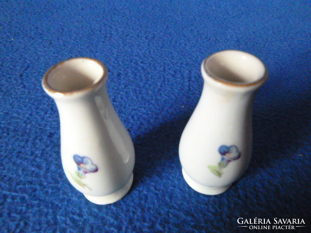Hollóházi small vases in pairs.