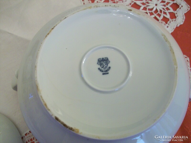 Hungarian porcelain, marked, Alföldi soup bowl