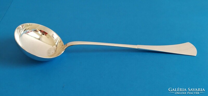 English style silver ladle